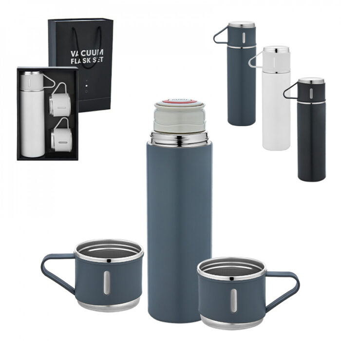 Çelik 3'lü Termos Set / 500 ml - Görsel 2