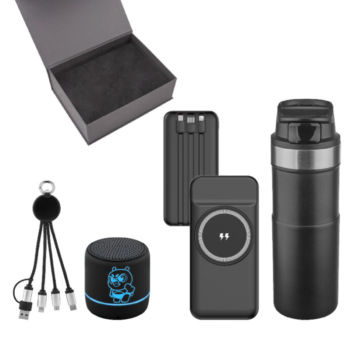 Powerbank & Kablo & Hoparlör & Termos Set - Görsel 2