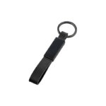 Çift Taraflı Metal Suni̇ Deri̇ Anahtarlık - Görsel 4