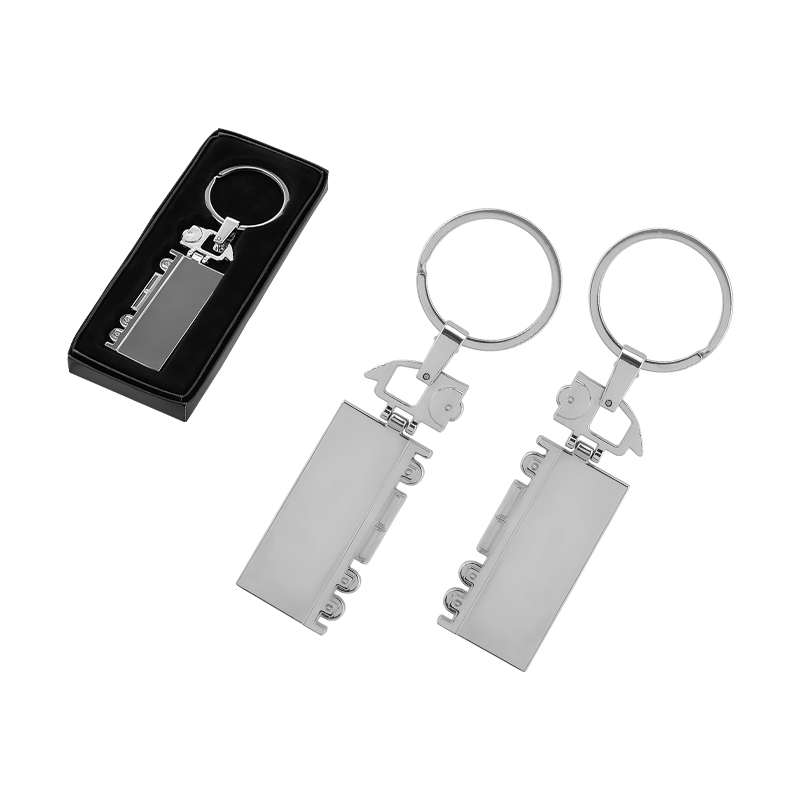 1757427679049 Çift Taraflı Metal Tır Anahtarlık - Görsel 2