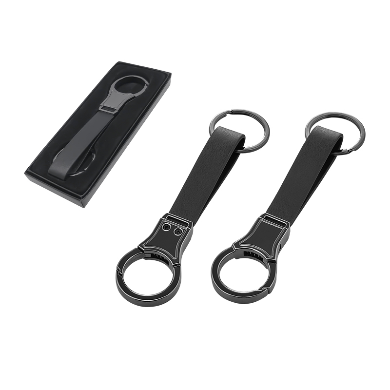 1757427852272 Tek Taraflı Metal Suni̇ Deri̇ Anahtarlık - Görsel 1