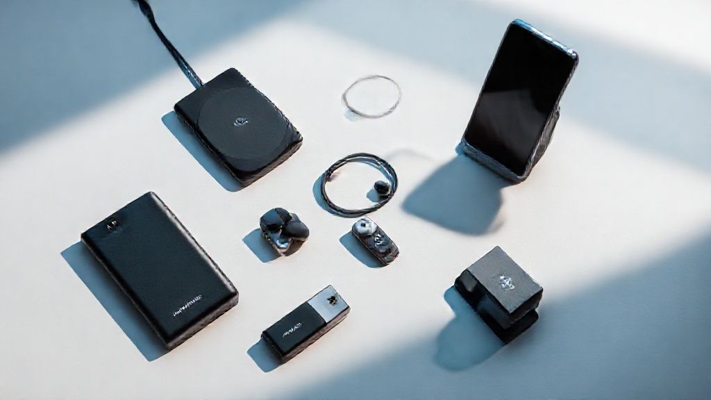 Premium promosyon ürünleri seti içinde ajanda, kalem, USB ve powerbank