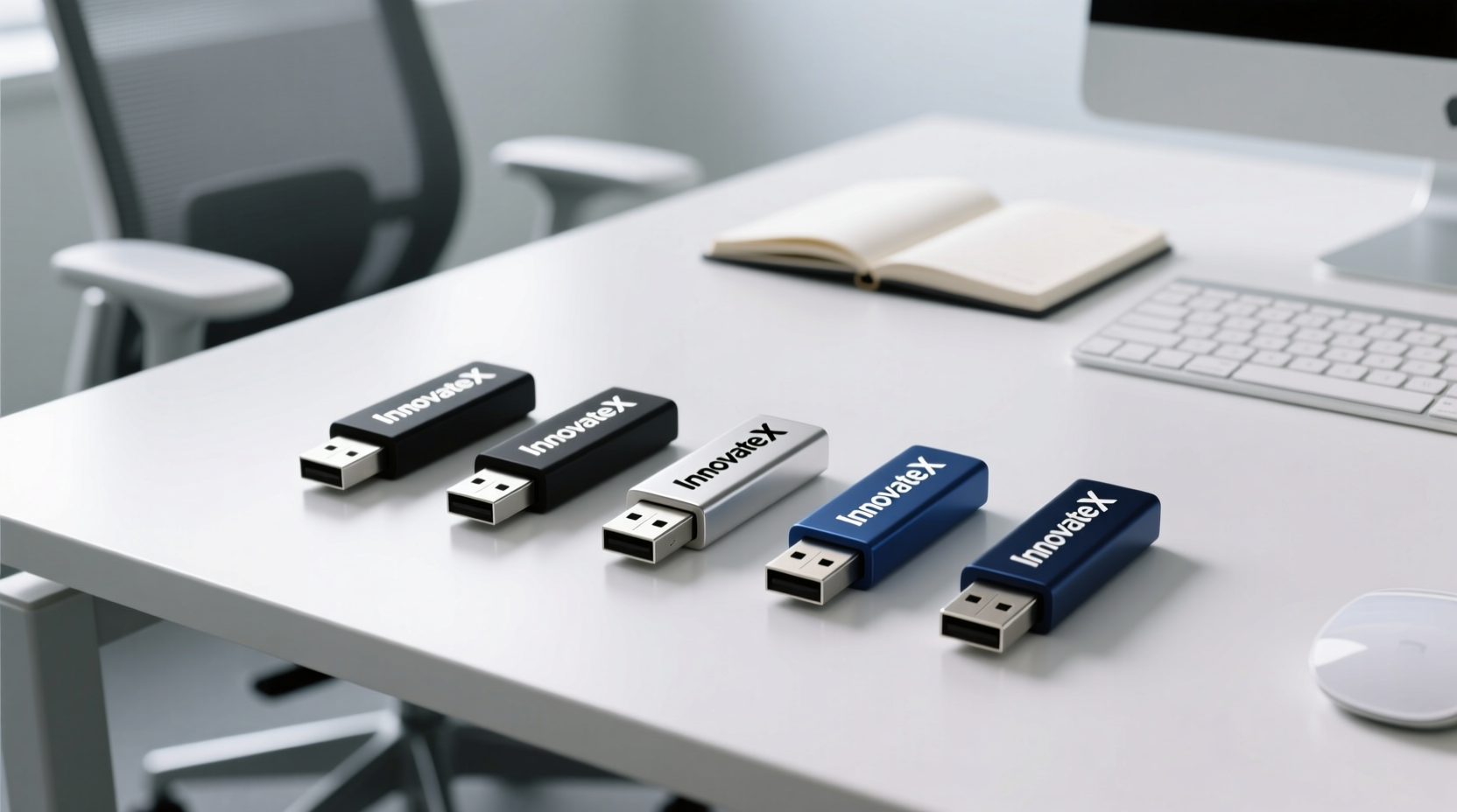 USB logo baskı ile markalı USB bellekler